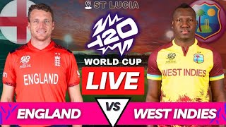 T20 WC 2024 Live ENG vs WI  England vs West Indies Live Match Commentary  T20 World Cup Live Match [upl. by Urata]