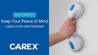 Stay Safe in the Bathroom with the Carex Ultra Grip Grab Bar [upl. by Coshow]