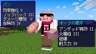 【マイクラ】なんでもエンチャントできる世界でサバイバル！ [upl. by Aeki]