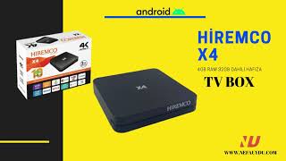 Hiremco Android Tv Box Modelleri X2  X4  X6  Enjoy  Nitro  İmpala [upl. by Annahahs]