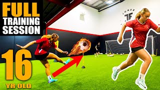 FULL 1ON1 SOCCER TRAINING SESSION ⚽️ JONER FOOTBALL HQ [upl. by Ilka]