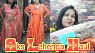 Myntra Lehenga Haul  Aks Lehenga Haul  Ready to Wear Lehenga Haul [upl. by Eugenides270]