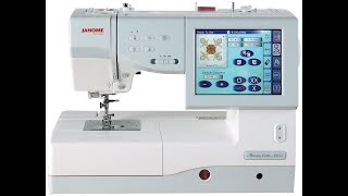 Janome 11000 model complete user guide video [upl. by Enyluqcaj]