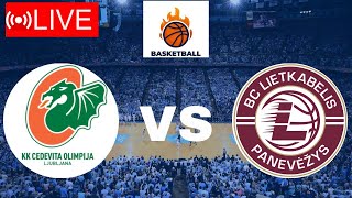 KK Cedevita Olimpija vs Lietkabelis  EuroCup Basketball League Live Match Score Date 20241015 [upl. by Delorenzo254]