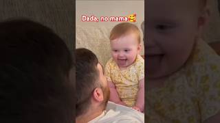 When baby say mama not dada😂 baby cutebaby cute love shortsviral [upl. by Etyak571]