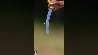 Katana Vs Bullet 😮  shorts short funny trending facts task gameplay mrbeast [upl. by Anerahs179]