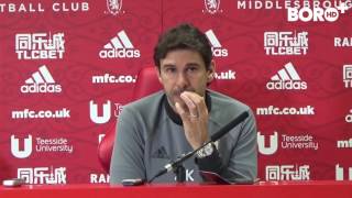 Aitor Karankas Sunderland prematch news conference [upl. by Ayote243]