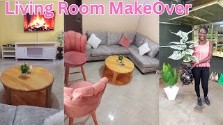 LIVING ROOM MAKEOVER KENYALIVING ROOM TOUR KENYA 2023Interior Design KenyaLinda Mary makeover [upl. by Oby]