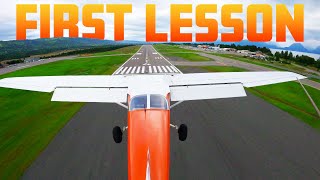 First Flight Lesson for Student Pilot  Flight Training [upl. by Noeht]