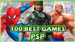 TOP 100 BEST PSP GAMES OF ALL TIME [upl. by Nimesay]