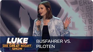 Warum Busfahrer sexy sind  Maria Clara Groppler für Berlin  LUKE Die Greatnightshow [upl. by Rahsab]