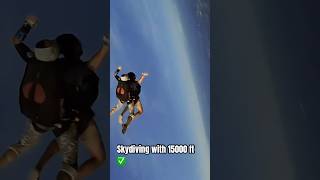 Dangerousness Skydiving 😮🤯 Smooth landing  To do checklist ✅ dubai thailand [upl. by Ecahc291]