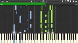 Anastasia  Once upon a december  Piano tutorial Synthesia [upl. by Ellek]