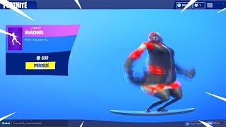 NEW FORTNITE VIVACIOUS DANCE EMOTE BASS BOOSTED [upl. by Wystand222]