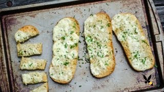 Cheesy Garlic Bread Recipe [upl. by Ahsekim]