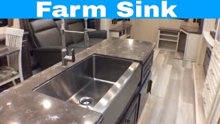 Luxe Elite 42RL Floor Plan  Luxury fifth wheel  Personalized  Farm sink  Computer desk [upl. by Ayaj]