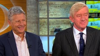 Libertarian candidates Johnson and Weld push for support before debates [upl. by Misty]