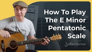 SUPER EASY Scale for Beginners  E Minor Pentatonic Scale [upl. by Reinaldo]