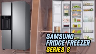 Samsung 8 Series RS68A884CSL Freestanding 6535 American Fridge Freezer Does It Worth the Money [upl. by Akinom686]