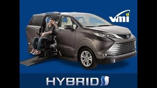 2023 Toyota Sienna Xse Hybrid Wheelchair Van [upl. by Yulma]