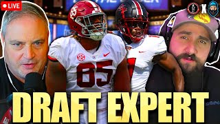 PREDICTING The 49ers Picks amp Needs With NFL Draft EXPERT [upl. by Weirick]