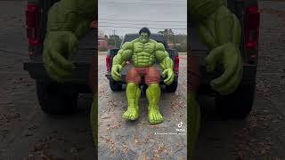 💥Tailgate Fun💥 cosplayer marvel mcucosplay hulk cosplay mcu truck [upl. by Donaldson]