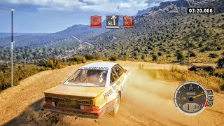 Opel manta 400  rally sardenga  EA Sports WRC controller gameplay [upl. by Sad638]