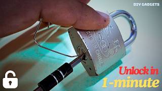 Padlocks Picking Hack  Tala Kese Kholen  lock kholne ka tarika [upl. by Rubinstein493]