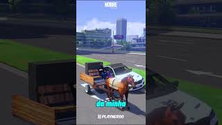 FUGIR DA POLICIA USANDO UM CAVALO COM SOM NO GTA RP 🤣 gtarpbr fivemrp roleplay [upl. by Rod133]