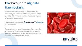 CovaWound Alginate Formulary Training for Clinical Professionals Oct2020 [upl. by Uhn]