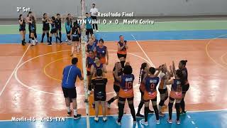 3º Set Movfit Cariru X TYN Vôlei Feminino 1ª Copa de Voleibol do Vale do Aço 2024 [upl. by Ranee441]