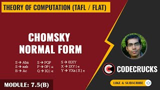 091  Conversion of CFG to CNF  Example Set 1  TOC by Mahesh Goyani  CodeCrucks [upl. by Macleod]