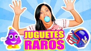 DULCE ROMPE DIENTES y MÁS 😂 Abriendo Juguetes Raros 😱 PLAY con SandraCiresArt [upl. by Balthazar]