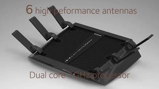 NETGEAR Nighthawk X6 AC3200 R8000 Tri Band Wifi Gaming Router Review 2017 TopReviews [upl. by Olney208]