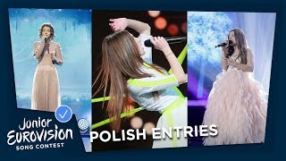 All Junior Eurovision entries from Poland 🇵🇱 [upl. by Clint]