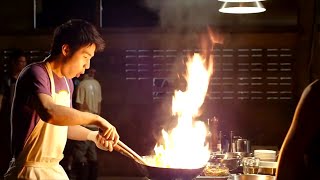 Korean cook up storm Street chef goes on to compete with professional chef  Korean movie in हिन्दी [upl. by Anaicilef]