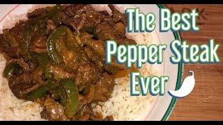 Quick Easy Pepper Steak by Chef Bae [upl. by Nytsirc]