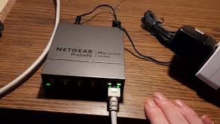 Netgear switch GS105Ev2 [upl. by Eenoj]