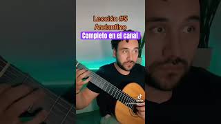 Lección 5 Carulli andantino guitarraclásica principiantes carulli andantino método tecnica [upl. by Reuben]