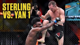 The controversial ending to Aljamain Sterling vs Petr Yan 1  ESPN MMA [upl. by Ellezig456]