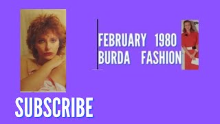 FEBRUARY 1980 BURDA [upl. by Llerrot]