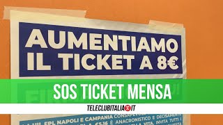 Frattamaggiore raccolta firme per adeguare al costo della vita i ticketmensa [upl. by Fates]