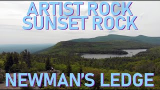 Lazy Bushcrafters  Hiking Artist Rock Sunset Rock Newmans Creek and North Point at the Catskills [upl. by Hendrick]