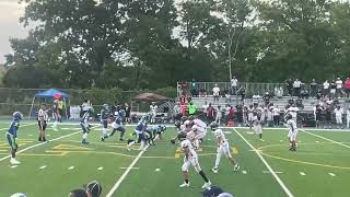 Pop Warner football West Haven Seahawks 20 Jermaine Gibbs on a great tackle 💙💚💙💚 [upl. by Akemor209]