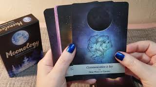 Moonology Oracle Cards Tarot Flip Through [upl. by Culberson]