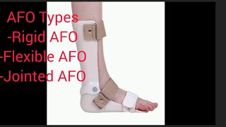 AFO for Foot Drop  How to choose proper AFO Know the best way footdrop orthosis Ankle Foot [upl. by Zippora]