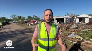 Oklahoma tornadoes ICNA Relief DRS team update [upl. by Larret]