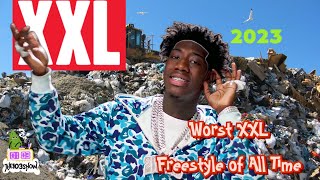 2Rare had the worst XXL Freestyle of all time the103show 2023 [upl. by Gardal280]