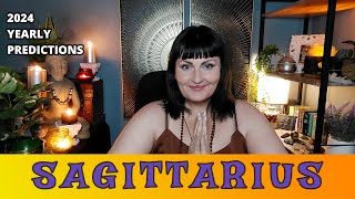 Sagittarius 2024 yearly predictions  tarot reading [upl. by Dranyar]