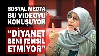 Hüda Kayanın konuşması sosyal medyada gündem oldu “Diyanet konuşacaksa” [upl. by Pestana]